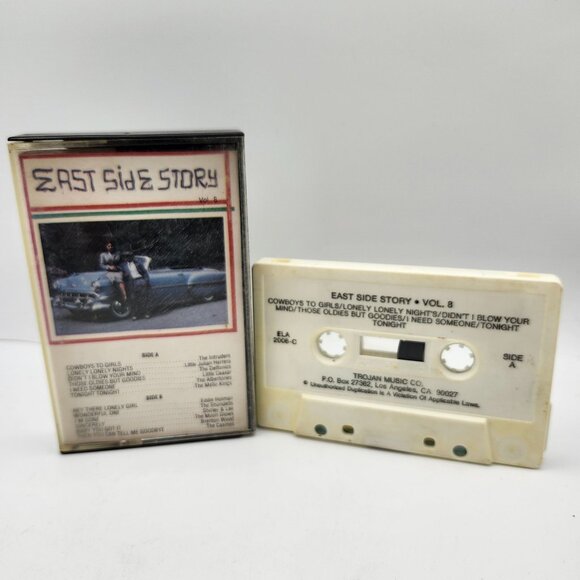 Trojan Music Co. Other - East Side Story Vol 8 East LA Cassette Trojan Music Co ELA-2008-C